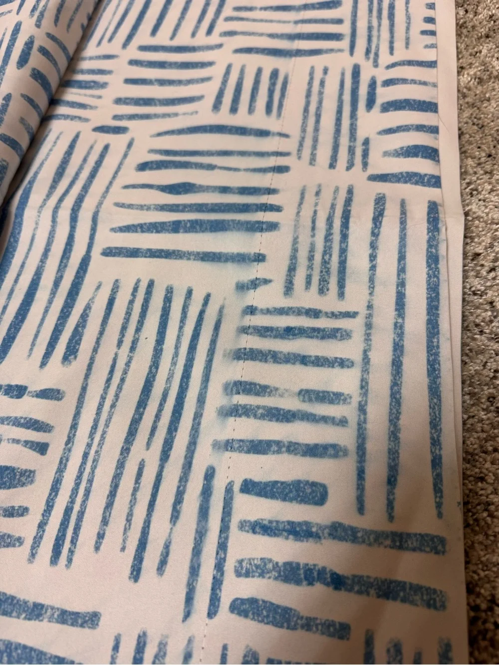 Schatzi Brown Leila Marks Blue Blackout Window Curtains Deny designs 50x84